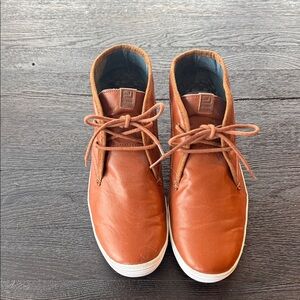 Ben Sherman Tan Leather Chukka Boots
